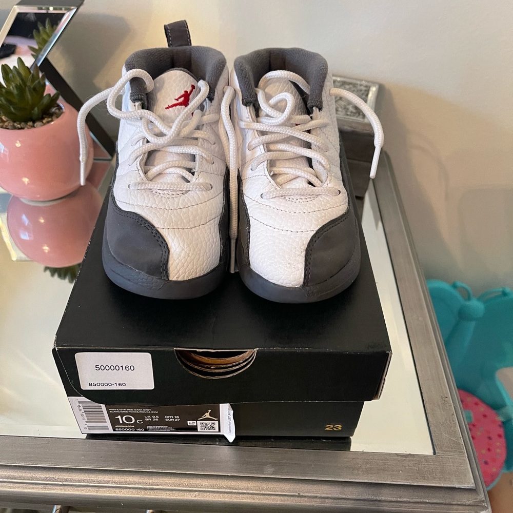 Jordan 12 with box size 10c